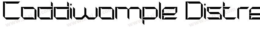 Coddiwomple Distress字体转换 Coddiwomple Distress字体转换